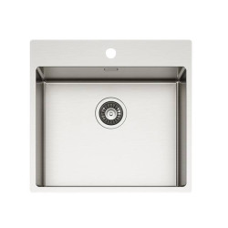 Elleci ELLECI - Mosogatótálca Compass 500 inox munkalapra és szintbe is szerelhető LIM500SAC Rozsdamentes acél mosogatótálca