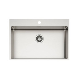Elleci ELLECI - Mosogatótálca Compass 700 inox munkalapra és szintbe is szerelhető LIM700SAC Rozsdamentes acél mosogatótálca