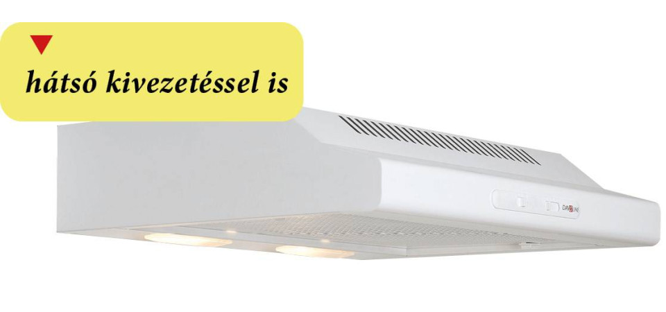 Davoline Davoline - Páraelszívó Olympia 250 1M/1 WH 60 cm fehér Hagyományos páraelszívó