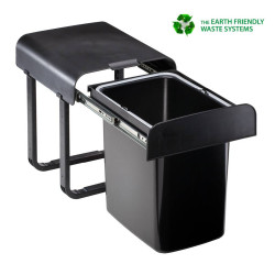 EKOTECH EKOTECH - Beépíthető hulladékgyűjtő ALADIN BLACK BIO - 1 x 16 liter Beépíthető hulladéktároló