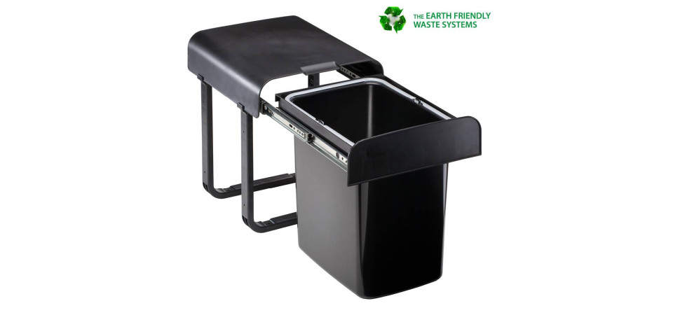 EKOTECH EKOTECH - Beépíthető hulladékgyűjtő ALADIN BLACK BIO - 1 x 16 liter Beépíthető hulladéktároló EKOTECH EKOTECH - Beépíthető hulladékgyűjtő ALADIN BLACK BIO - 1 x 16 liter Beépíthető hulladéktároló