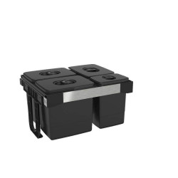 EKOTECH EKOTECH - Beépíthető hulladékgyűjtő FREE JAZZ 60 - 3x15 liter+1x7 liter Beépíthető hulladéktároló