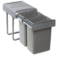 EKOTECH EKOTECH - Beépíthető hulladékgyűjtő MEGA 40 - 2x20 liter Beépíthető hulladéktároló