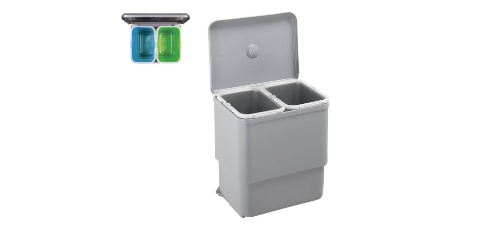EKOTECH EKOTECH - Beépíthető hulladékgyűjtő SESAMO 45 - 2x8 liter Beépíthető hulladéktároló EKOTECH EKOTECH - Beépíthető hulladékgyűjtő SESAMO 45 - 2x8 liter Beépíthető hulladéktároló
