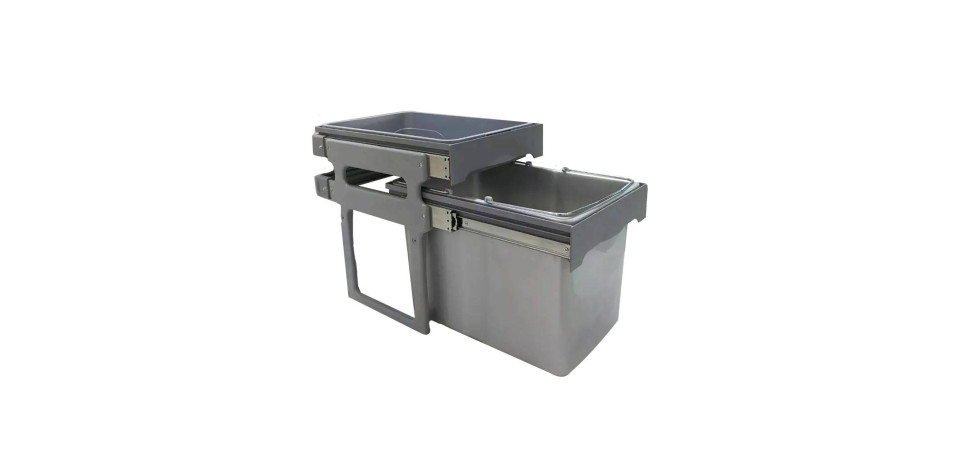 EKOTECH EKOTECH - Beépíthető hulladékgyűjtő TANK FRONT 40 - 1x34 liter Beépíthető hulladéktároló