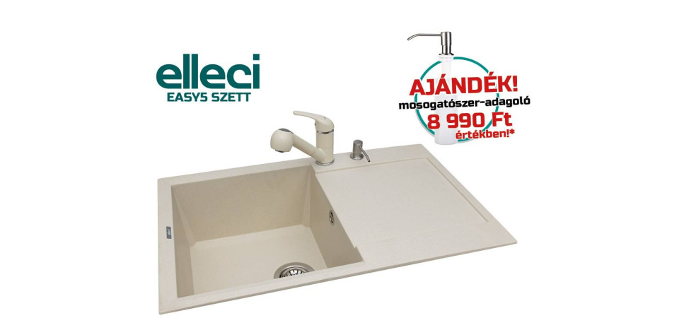 Elleci ELLECI - EASY5 szett EASY5SZETT Gránit mosogatótálca Elleci ELLECI - EASY5 szett EASY5SZETT Gránit mosogatótálca
