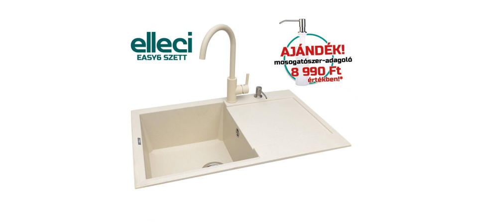 Elleci ELLECI - EASY6 szett EASY6SZETT Gránit mosogatótálca Elleci ELLECI - EASY6 szett EASY6SZETT Gránit mosogatótálca
