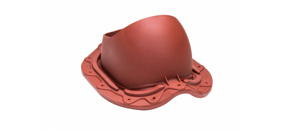 VILPE VILPE STEEL profilos átvezető elem, vörös Szellőztető ventilátor tartozékok