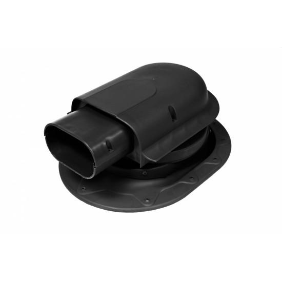 VILPE VILPE Solar Classic napkollektor rendszerhez használható átvezető elem, fekete Szellőztető ventilátor tartozékok