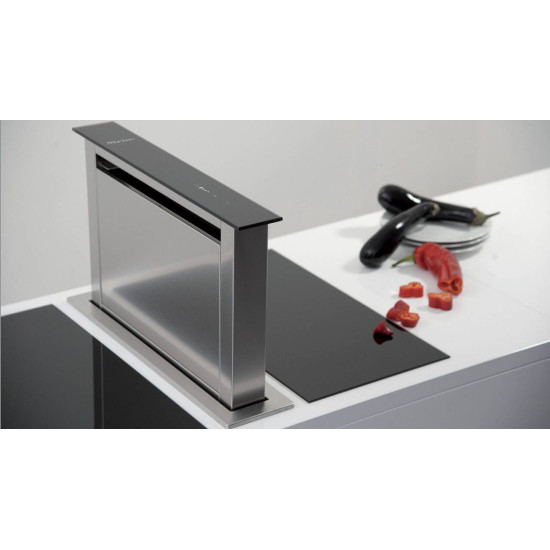 Sirius Sirius OUTLET - Páraelszívó S-DD3 TC EM 52 fekete üveg - Kiállított bemutatótermi darab! Pultba építhető páraelszívó