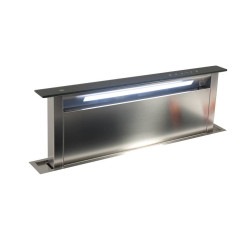 Sirius Sirius - Páraelszívó S-DD2 TC/L EM 118 Fekete üveg/inox motor nélkül Pultba építhető páraelszívó
