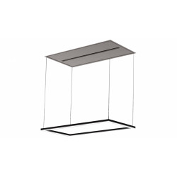 Sirius Sirius - Páraelszívó SLT-978 KITE 4V TW WI-FI fekete Mennyezetbe építhető páraelszívó